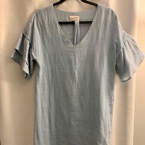 Linen blue Dress